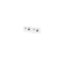 Sterling Silver Ball Stud Earrings-6mm