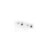 Sterling Silver Ball Stud Earrings-8mm