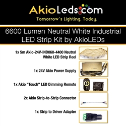 AkioLED Neutral White LED Strip Kit