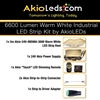 AkioLED Warm White LED Strip Kit