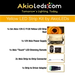 AkioLED Yellow LED Strip Kit