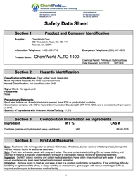 ChemWorld ALTO 1400 SDS