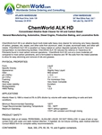 ChemWorld ALK HD Technical Information