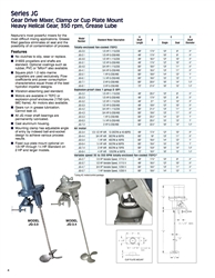 Neptune JG Mixer Data Sheet