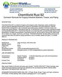 ChemWorld RUST S2 Technical Information