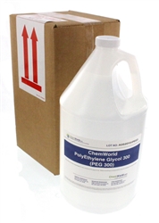 PolyEthylene Glycol 300 (PEG 300) - 1 Gallon