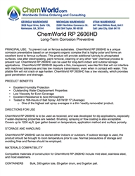 ChemWorld RP 2606HD Tech