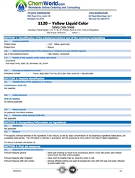 SDS Food Grade Colorant