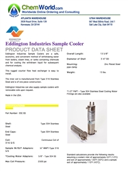 Sample Cooler Product Data Sheet