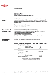 Dowcal(TM) 100 Technical Data Sheet