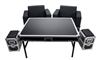 OSP ATA-GR-SET1-BLK Green Room Furniture Set - Black with Black Cushions