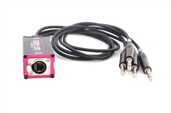 Elite Core Snake Cable Adapter Digital RJ45 to (4) Neutrik TRS Stereo 1/4" Connectors