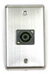 OSP Duplex Wall Plate with One -Speakon