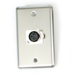 OSP Duplex Wall Plate With One -XLR