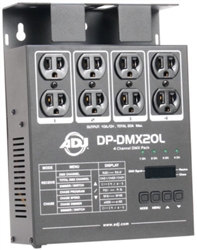 ADJ DP-DMX20L 4-Channel Portable DMX Dimmer / Switch Pack