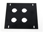 elite core stage floor box 4 d Holes plate