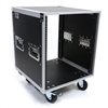 OSP 12 Space Deluxe Amp or Effects Studio Rack Case w/Wheels KD12U