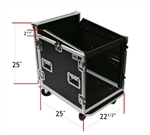 OSP 10 Space Mixer/Amp Rack ATA Flight Road Case