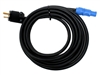 Neutrik PowerCon to Male AC Input Power Cable 15'