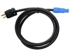 Neutrik PowerCon to Male AC Input Power Cable 6'
