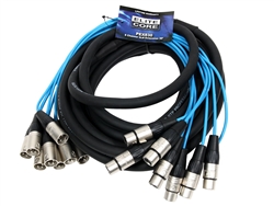 elite core 8 Channel 30' fan to fan xlr extension snake