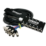 osp elite core 8 x 4 channel stage snake 100'