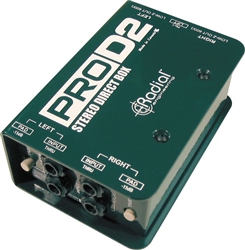 Radial Engineering ProD2 Dual 2 Channel Stereo Passive Direct Box DI