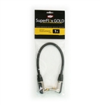 OSP SuperFlex GOLD Premium Instrument Cable 1 FT RA-RA