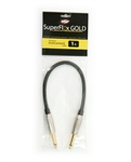 OSP SuperFlex GOLD Premium Instrument Cable 1 FT