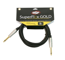 OSP SuperFlex GOLD Premium Instrument Cable 5 FT