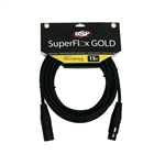 SuperFlex GOLD Premium Microphone Cable 15 FT