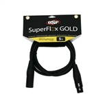 SuperFlex GOLD Premium Microphone Cable 5 FT