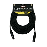 SuperFlex GOLD Premium Microphone Cable 50 FT
