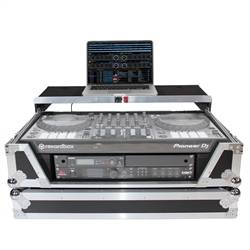 ProX ATA Road Case FOR Pioneer DDJSX3 DDJ1000 Controller & Lower 2U Space & Laptop Shelf XS-SX1K2UWLT LED