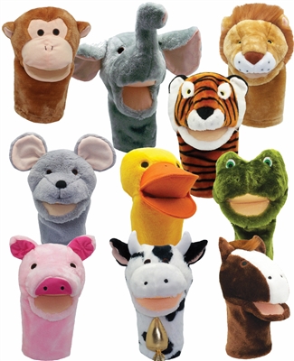 Get Ready Kids bigmouth animal puppets