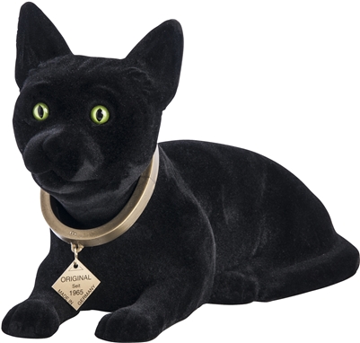 bobble head black cat