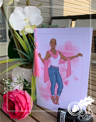 Breast Cancer Awareness Greeting Cards - Set of 6 - African American