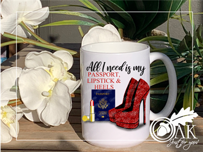 Passport Diva Mug, travel diva, international traveler, black women travel too, girls trip, women who travel, black women travel