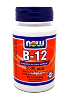 NOW B-12 5000 mcg 60 Lozenges