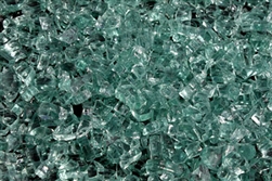 3/16" inch Light Green Fireglass