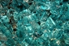 Light Blue green fire glass