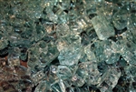 3/8" inch Chunky blue green fireglass