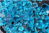 Crystal clear blue fire crystal