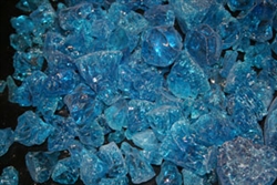 large blue fire crystals