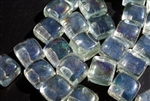 Clear square shaped fire crystals
