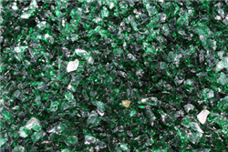 Emerald green fire crystals chips