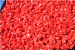 Vivid Red Orange colored fire stones