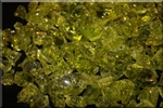 Lime green fire crystals