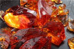Orange Red Fire crystals