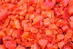 Vibrant Orange colored chunky fire stones